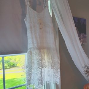 Sim and Sam White Dress